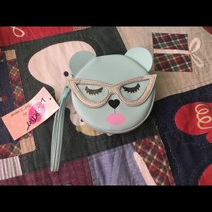 Betsey Johnson Bear Wristlet